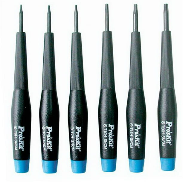 Eclipse 6pc Precision Security Torx Screwdriver Set, ECL800150