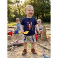 thumbnail image 6 of BemeyourBBs Toddler Baby Boy Summer Outfits Infant Baby Boys Clothes Cute Crayfish Lobster Sailboat Embroidery Short Sleeve T Shirt Tops and Pockets Plaid Shorts Set, 6 of 9