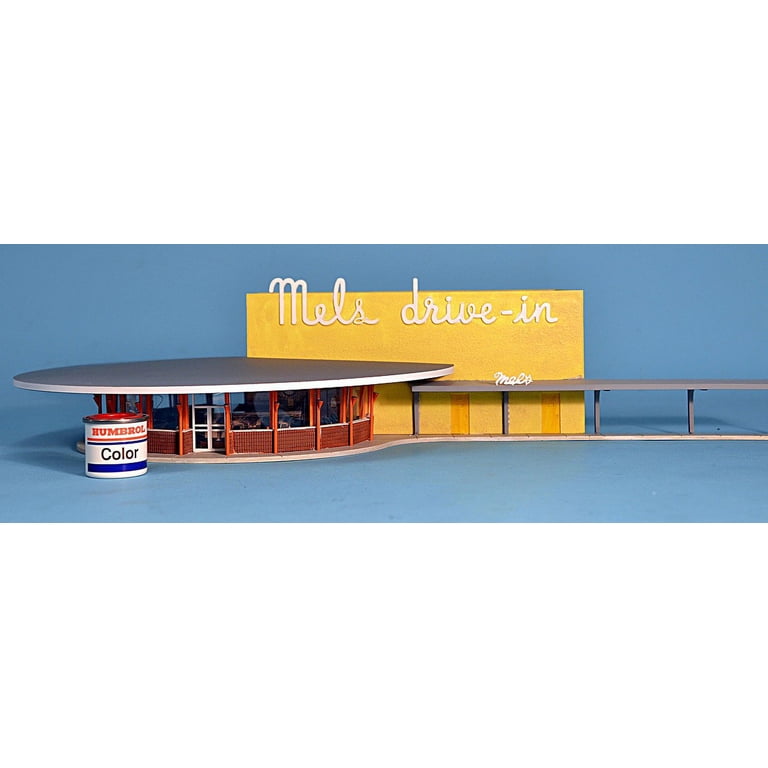 MOEBIUS HO MEL'S DRIVE IN KIT (HO) 1/87 SCALE PLASTIC MODEL KIT