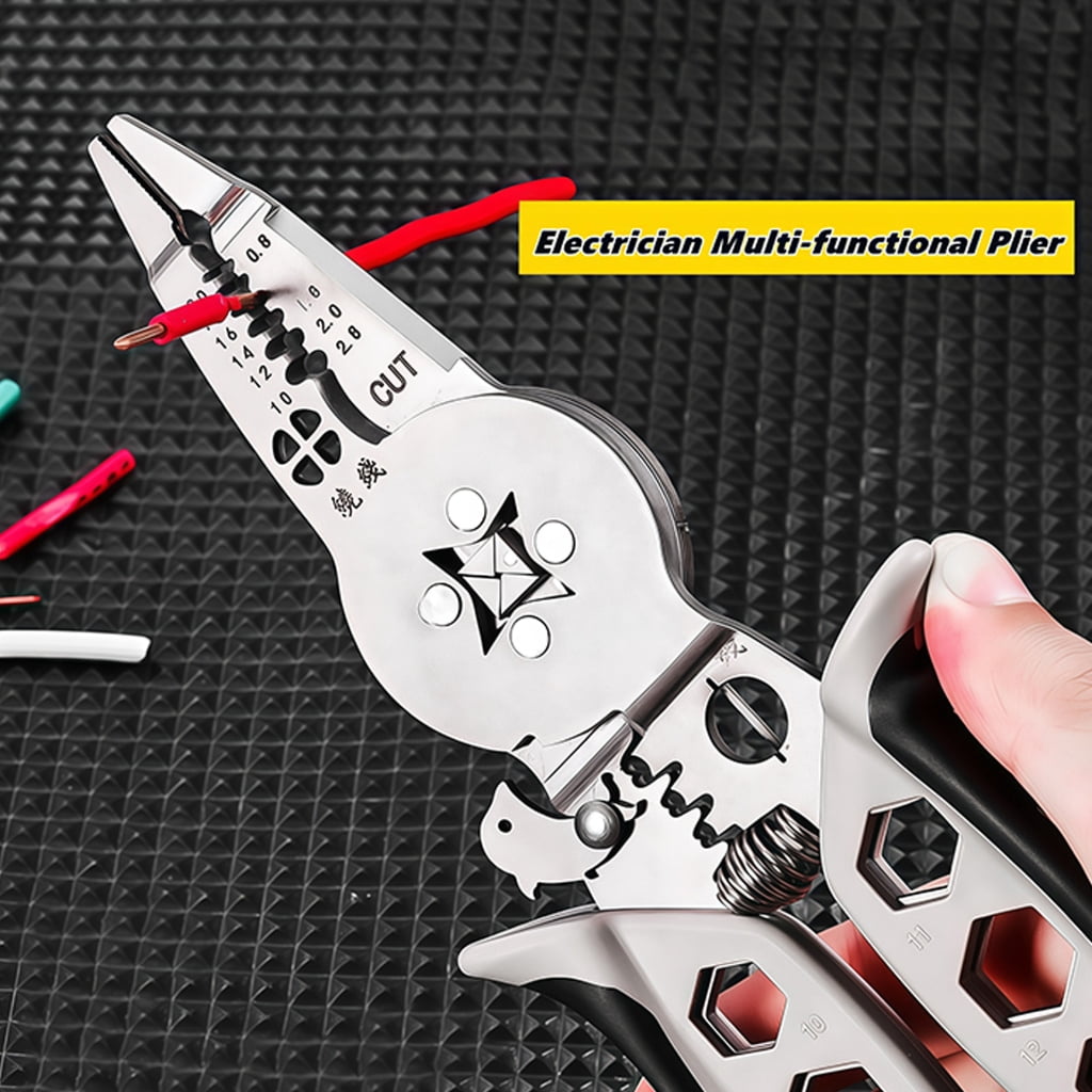 Networking Cable Crimper Tool For Crimping Stripping And Fastening Tasks In Networking Installations