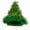 Green, variant on LWITHSZG Tinsel Christmas Tree Hats for Women Shiny Metallic Xmas Hat with Star Top Holiday Party Photo Booth Accessory Size Free Size