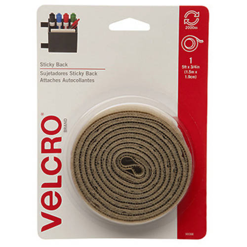 Velcro USA Inc Consumer Products 90088 3/4" x 5' Beige Velcro Tape