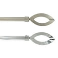 thumbnail image 2 of Evideco Adjustable 3/4" Single Window Curtain Rod 50" to 82" Chrome - 50" to 82" L x 3/4" D Chrome, 2 of 5