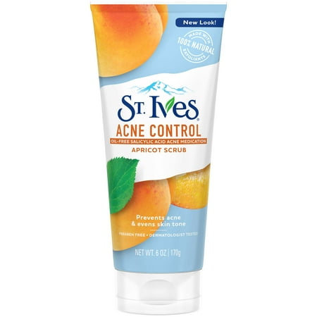 St. Ives Acne Control Apricot Face Scrub, 6 oz