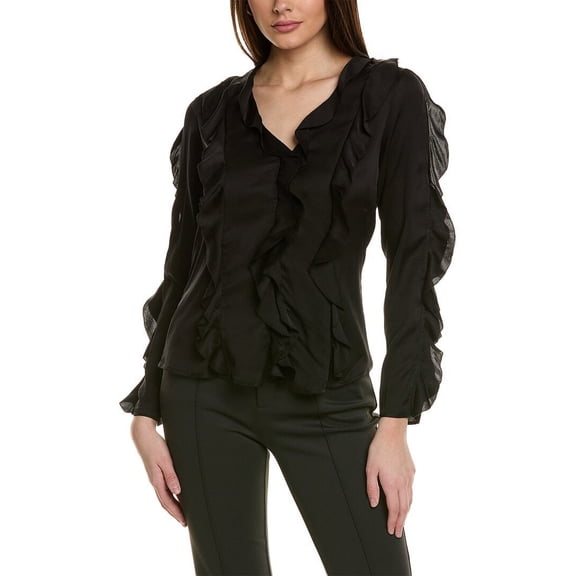 Nicholas womens Amira Top, 0, Black