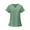 05# Mint Green, variant on Qwertyu Women's Scrubs，3 Pocket Scrub Tops for Women, Stretch Fabric Short Sleeve V-Neck Womens Scrub Shirts, 3 Pocket Comfortable Scrub Tops Dark Blue M