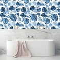 thumbnail image 4 of MuralsPrint Blue Palm Tree Branch Removable Wallpaper - 24'' inch x 10'ft, 4 of 5