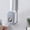 Gray, variant on Automatic Toothpaste Dispenser Wall Mounted - Toothpaste Squeezer with No Waste Pump - Bathroom Toothbrush Holder Set - Vacuum Pump Dispenser for Family - Adhesive Mount No Drilling - 1 Pack