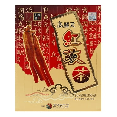 Korean Red Ginseng Granule Tea - 50 Tea bags
