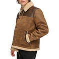 thumbnail image 3 of Men's Levi's Faux Leather Shearling Western Jacket Color: Charcoal Size: M, 3 of 4