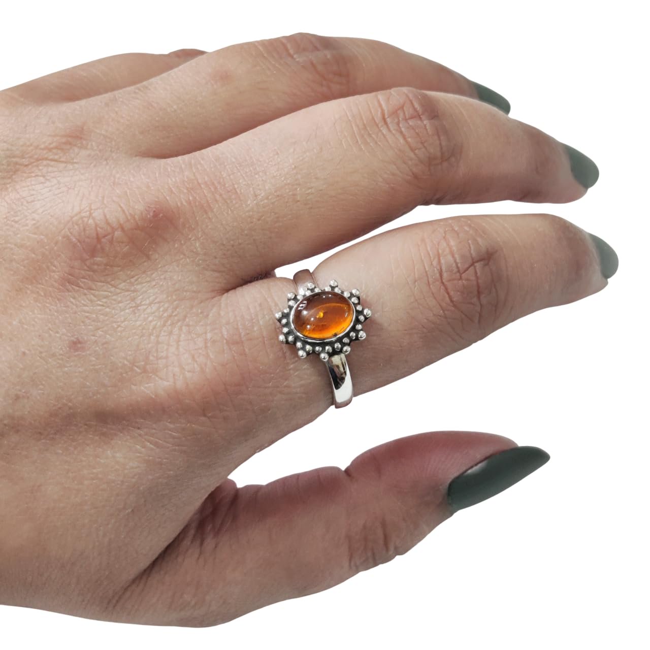 Natural Baltic Amber Ring, Baltic Amber Gemstone Ring, Amber Birthstone, Adjustable Tiny Ring, Toe Ring, 925 Sterling Silver, Womens Bohemian Ring, Christmas, Thanksgiving, Handmade Statement Jewelry