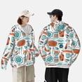 thumbnail image 5 of Picia Cute Tableware Women's Men's UPF 50+ Sun Protection Hoodie Shirt Long Sleeve SPF Fishing Outdoor UV Hiking Lightweight Shirts-Medium, 5 of 9
