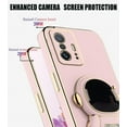 thumbnail image 4 of Compatible with Xiaomi 11T Pro Case Silicone TPU Plating, Xiaomi 11T Cases Cute Astronaut Pattern Phone Case with Stand (Pink), 4 of 14