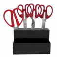 thumbnail image 3 of Large Capacity Scissor Stand,  Material, NonSlip Design, Hairdressing Clips Box Organizer with Portable Design, for Barber Shops and Hair Salons Salon Scissors Holder, 3 of 7