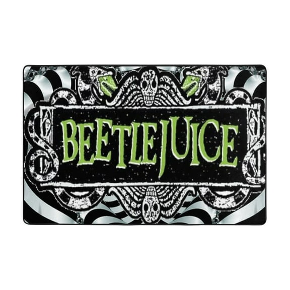 Beetlejuice Rugs Washable Cover Floor Rug Carpets Bathroom Decorations For Kitchen Bedroom Indoor 36"X24"