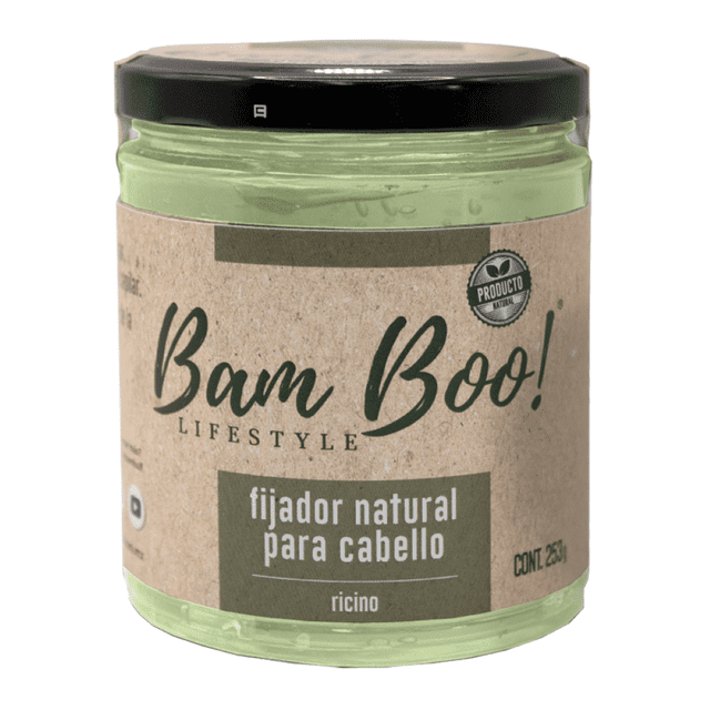Dos Fijadores Naturales Ricino 253 gr Bam Boo! Lifetsyle Bam Boo! Lifestyle Gel