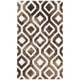 thumbnail image 2 of Safavieh Dip Dye Frigg Distressed Area Rug, Ivory/Chocolate, 4' x 6', 2 of 7