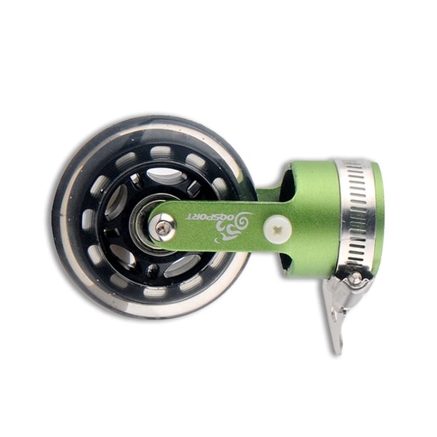 Eigraketly Rueda giratoria para bicicleta plegable, tija de sillín de 25-44mm, rueda de seguridad, reemplazo de actualización, suministros de Ciclismo Verde METRO