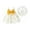 Glisme588-Yellow, variant on Glisme Fashion Girls Dresses Size 3-4 Y Baby Tutu Dress Summer Sleeveless Backless Birthday Party Dress Flower Bow Sundress With Straw Hat Set Green Sundress For Girl