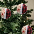 thumbnail image 6 of AYktou 3 Pcs Christmas Tree Balls Ornaments, Sequins Fabric Foam Light Christmas Balls Ornaments Set Ripple Pattern Pendant Hanging Balls for Tree Home Gathering Birthday Party Holiday Decor, 6 of 7
