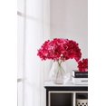 thumbnail image 6 of ZOELNIC 10pcs Artificial Flowers Realistic Hydrangea Flowers Bouquet for Wedding Party Office Home Decor,Red, 6 of 6