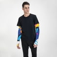 thumbnail image 5 of Daiia Abstract Color Splash UV Sun Protection Arm Sleeves - Cooling Compression Arm Sleeve - Sports & UV Arm Sleeves for Men & Women, 5 of 8