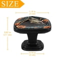 thumbnail image 4 of 4 Pcs Cabinet Handle Drawer Pulls Abstract Rhinoceros Knobs with Screws Square Furniture Office Cabinet Knob Decoration, 4 of 7
