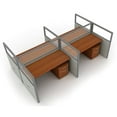 thumbnail image 6 of OFM RiZe 2 x 2 Privacy Workstation Unit in Beige and Maple, 6 of 7