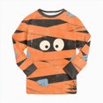 thumbnail image 6 of CAUYDY Toddler Girls Boys Halloween Cartoon Graphic Pajamas Pjs for Boy Jammies Long Sleeve Top and Pant Sleepwear Clothes Sets, 6 of 9