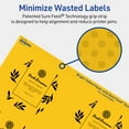 thumbnail image 5 of Avery Hexagon Labels, Bright Yellow, 2-1/2" x 2-57/64", 120ct, 5 of 11