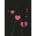thumbnail image 3 of Women's Valentine's Day Love Print T-Shirt Fashion Short Sleeve Round-Neck Tops Summer, 3 of 7