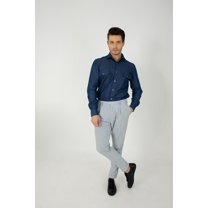 Military-Style Midnight Blue Shirt