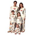 thumbnail image 5 of Family Matching Halloween Pajamas Set Cute Ghost Print Long-Sleeved Tops Trousers Sleepwear Outfits Holiday Sleepwear PJs, 5 of 9