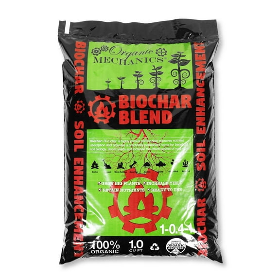 Organic Biochar Blend – Nutrient-Rich Soil Enhancer for All Plants - 1 cu ft
