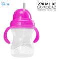 thumbnail image 2 of Paquete de 3 Piezas de Vasitos Entrenadores para Bebé con Tapa Antiderrames Baby Gaon Color Rosa, 2 of 8