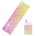 thumbnail image 2 of Sigee Fish Scale print High-Performance Cooling Towel, Instant Chill, UPF 50, Durable Microfiber, Ideal for Gym & Outdoor Use - 12x40in, 2 of 9