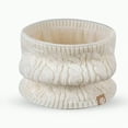 thumbnail image 3 of Karoyedx Little Girls Scarves Kids Winter Hat Gloves Scarf Set Girls Toddler Children Hats With Pom Knit Neck Warmer Gaiter Mittens Fleece Lined Set White Size,One Size, 3 of 3
