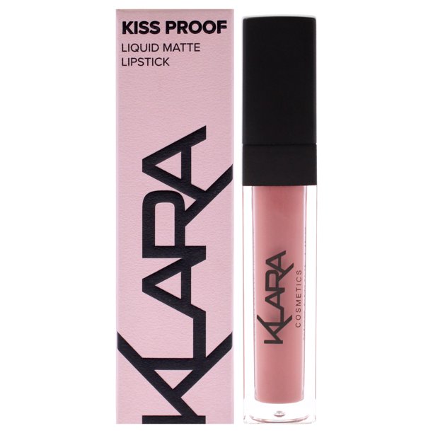 Lápiz labial líquido mate Kiss Proof de Klara para mujer - 23 Provocative Pink - 0.27 oz