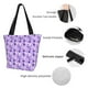 thumbnail image 4 of Balery Violet Bolsa de Hombro con Diseño, Bolsa Grande y Duradera, Bolsa Versátil para Compras, 4 of 6