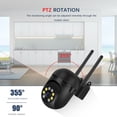 thumbnail image 3 of Cámara de seguridad inalámbrica para interiores, cámara inteligente para el hogar, conexión WiFi de doble banda 2.4G/5G, audio bidireccional y visión nocturna., 3 of 8