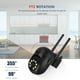 thumbnail image 3 of Cámara de seguridad inalámbrica para interiores, cámara inteligente para el hogar, conexión WiFi de doble banda 2.4G/5G, audio bidireccional y visión nocturna., 3 of 8