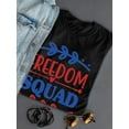 thumbnail image 3 of Freedom Squad W Garland T-Shirt Women -Image by Shutterstock, Female 3X-Large, 3 of 4