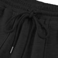 thumbnail image 6 of ZHYou No Boundarie Womens Baggy Sweatpants Casual Drawstring Y2k Huge Pockets Solid Comfy Lounge Stylish Pants for Women,Black,Size L, 6 of 8