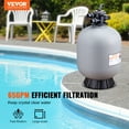 thumbnail image 2 of VEVOR Sand Filter 24" Above Inground Swimming Pool Sand Filter with 7-Way Valve, 2 of 8