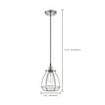 thumbnail image 3 of Nuvo 60-5501 - Vintage - 1 Light Caged Pendant - Vintage Lamp Included, 3 of 8