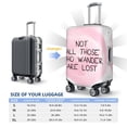 thumbnail image 2 of Luggage Cover Anti Scratch, Not All Those Who Wander Are Lost Elastic Suitcase Protector Suitcase Covers for Luggage Fits 18-32 Inch Luggage, 2 of 6