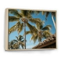 thumbnail image 2 of Designart "Palm Trees landscape II" Floral Floater Framed Wall Art Print, 2 of 7