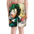 thumbnail image 3 of My Hero Academia Swim Trunk, Beach Board Shorts For Boys Girls, Quick Dry Swimsuit With Mesh Linning, Swimming Trunks For Kids Teens, 3 of 9