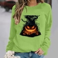 thumbnail image 2 of Sweatshirts for Women Halloween Printed Long Sleeve Hooded Hoodie, 2 of 6