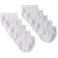 thumbnail image 3 of Hanes Women's Cotton Brief Panty (Pack Of 10) (White, Size 14), 3 of 3